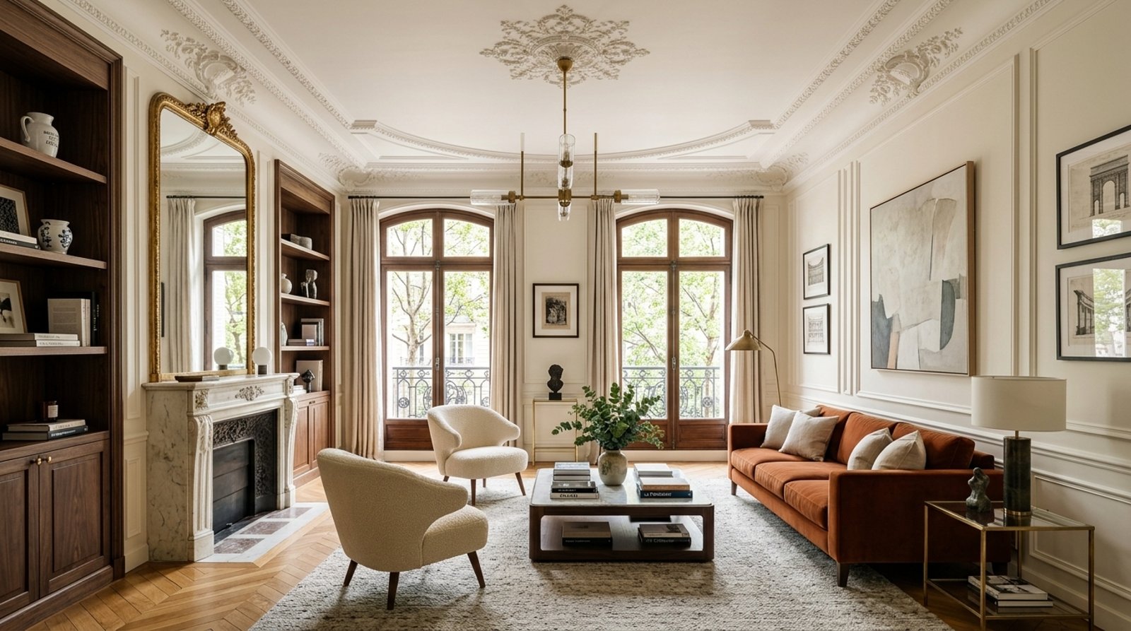 Intérieur d'exception conçu par H&H CONCEPT à Paris pour une clientèle internationale
