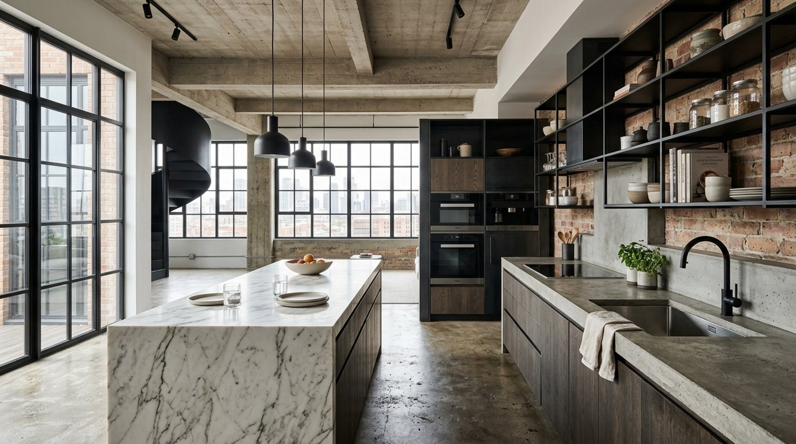 Loft industriel à Brooklyn, New York