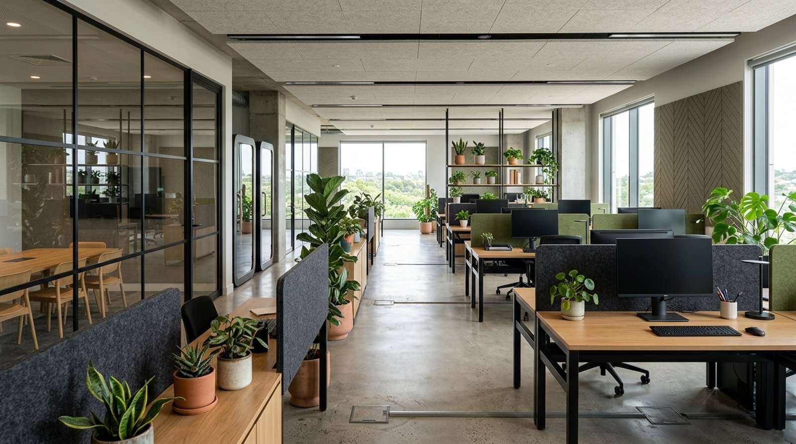 Open space lumineux conçu par H&H CONCEPT