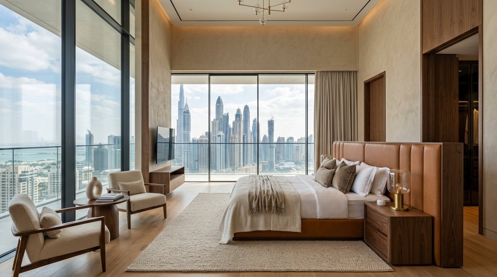 Suite avec vue panoramique sur la ville